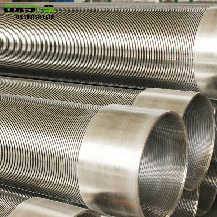 Continuous Slot Wire Wrapped Screen AISI 304L / 316L Material High Performance