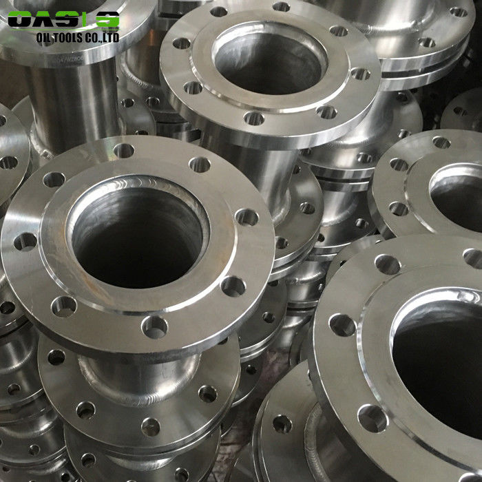 ASTM 6 5 / 8 Inch Water Well Accessories Stainless Steel Flanges Short Pipes