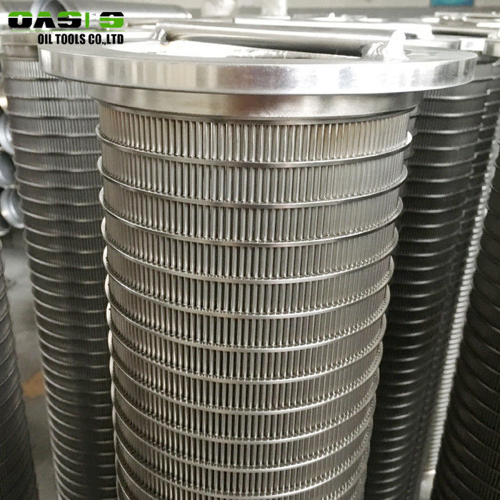 Stainless Steel Gas Filter Element , 219mm OD Baskets Cylindrical Screens