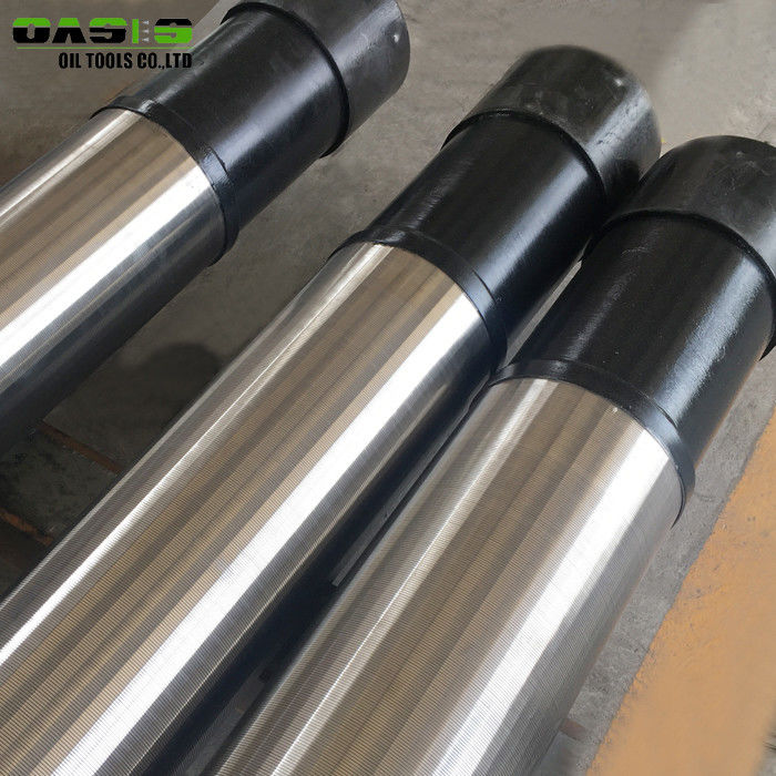 High Efficiency Screen Casing Pipe , Carbon / Stainless Steel Wedge Wire Filter