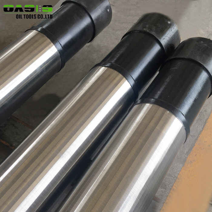 Stainless Steel Pipe Base Screen / Perforated Base Pipe With Screen Jacket