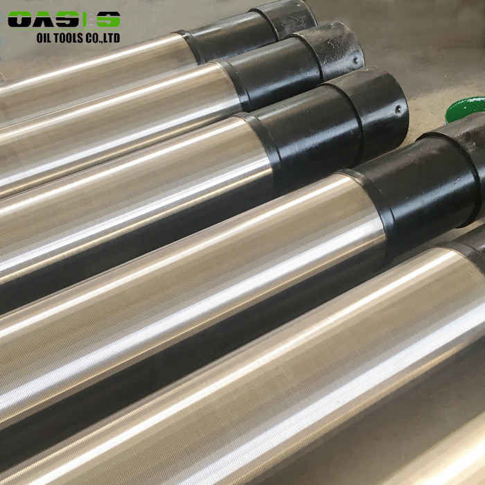Stainless Steel Pipe Base Screen / Perforated Base Pipe With Screen Jacket