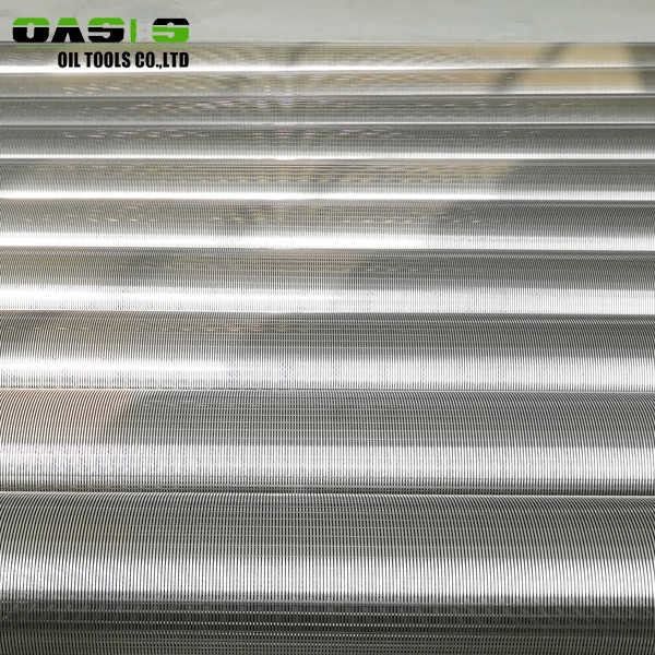 Continuous Slot Stainless Steel Well Screen Pipe Customized Length 18mm Pixels