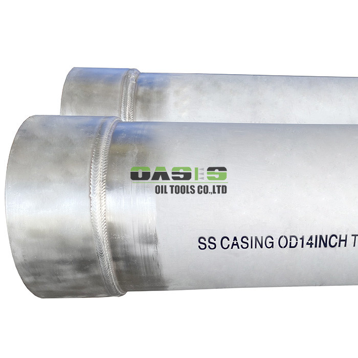 SS Casing Pipe OD14 Inch Length 5.9M SS304 with Corrosion-Resistant and Long-Lasting
