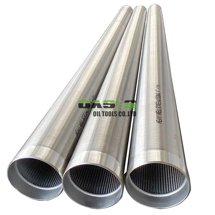 wire wrapped screens are used to effectively filter fine particles for improved long-lasting performance SS304