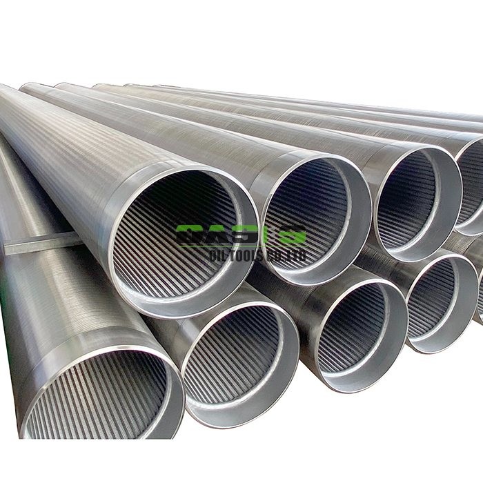 wire wrapped screens are used to effectively filter fine particles for improved long-lasting performance SS304