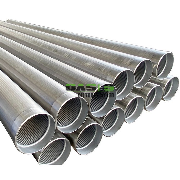 wire wrapped screens are used to effectively filter fine particles for improved long-lasting performance SS304