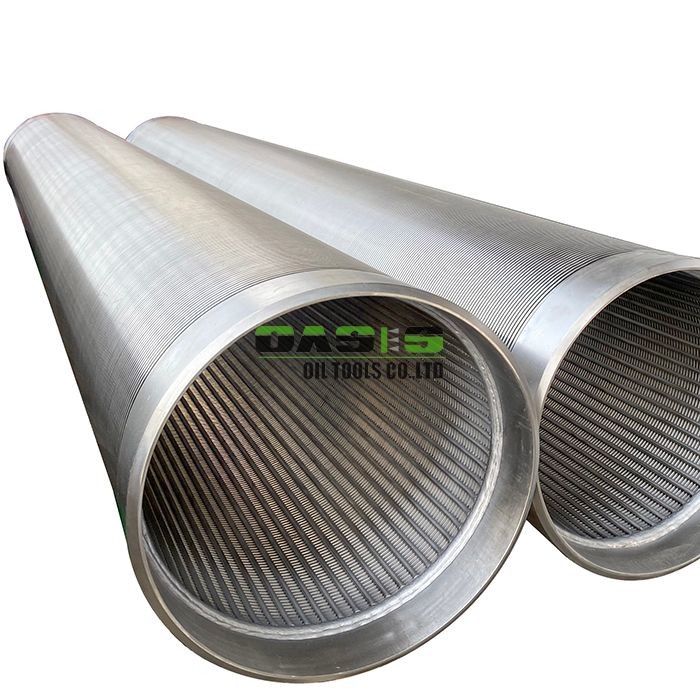 Stainless Steel 316L Wedge Wire Screens Johnson Screens / Water Well Screens for Filtration and Industrial Filtration