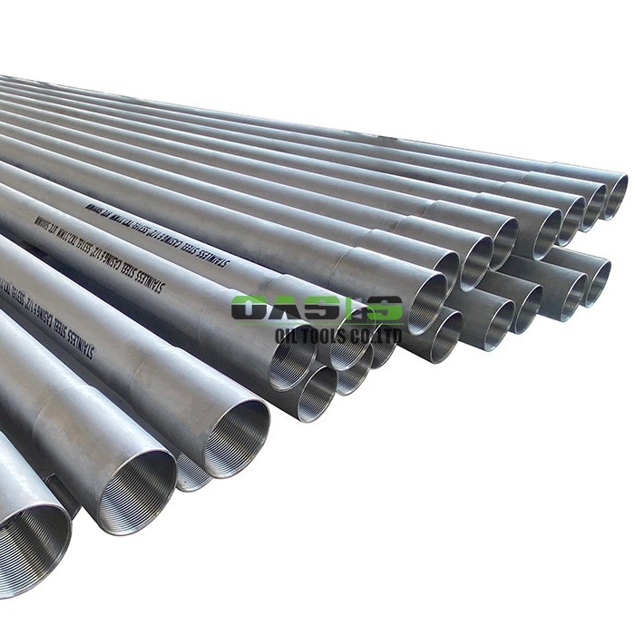 Stainless Steel Casing for Water Well Bore Secure Connection with API 5B Buttress Threads