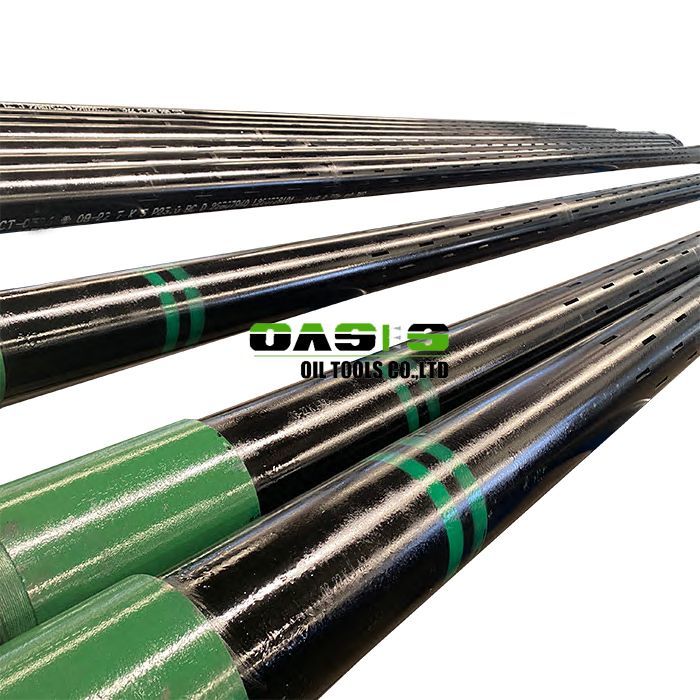 Slotted Casing Pipes High-Strength Alloy Steel Construction for Maximum Fluid Flow and Superior Sand Control in Wells