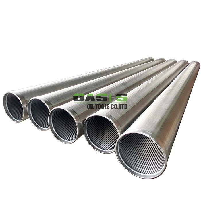 Wire Wrapped Screen 304L Stainless Steel Sand Control Screen with Welded or Threaded End Connections for Secure and Well Installations