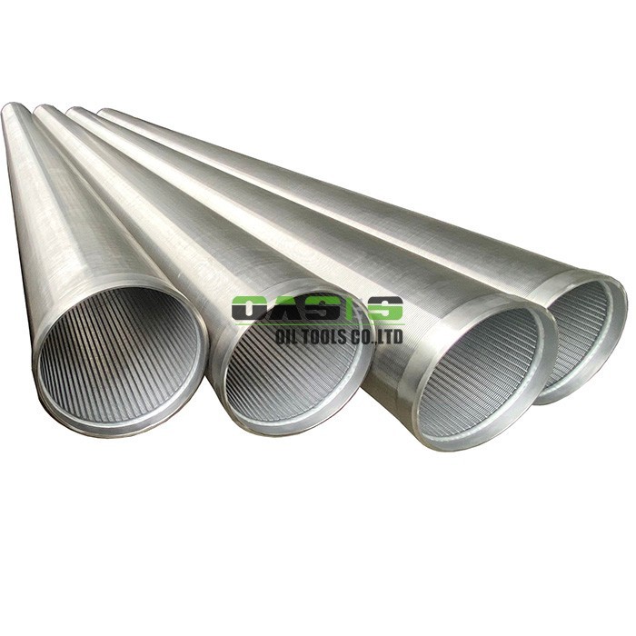 Wire Wrapped Screen 304L Stainless Steel Sand Control Screen with Welded or Threaded End Connections for Secure and Well Installations