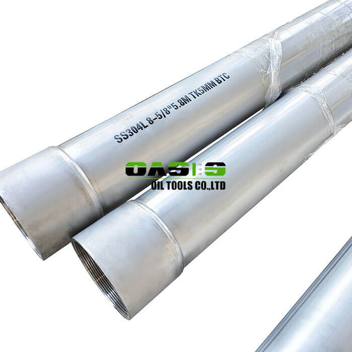 Steel Well Casing Pipe designed with API standard threaded connections for secure installation and operational reliability