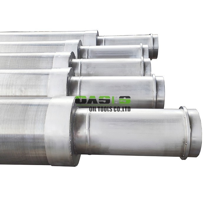 Customizable Stainless Steel Well Screen with API BTC LTC STC Thread End Connections and High Strength Perforated Base Pipe