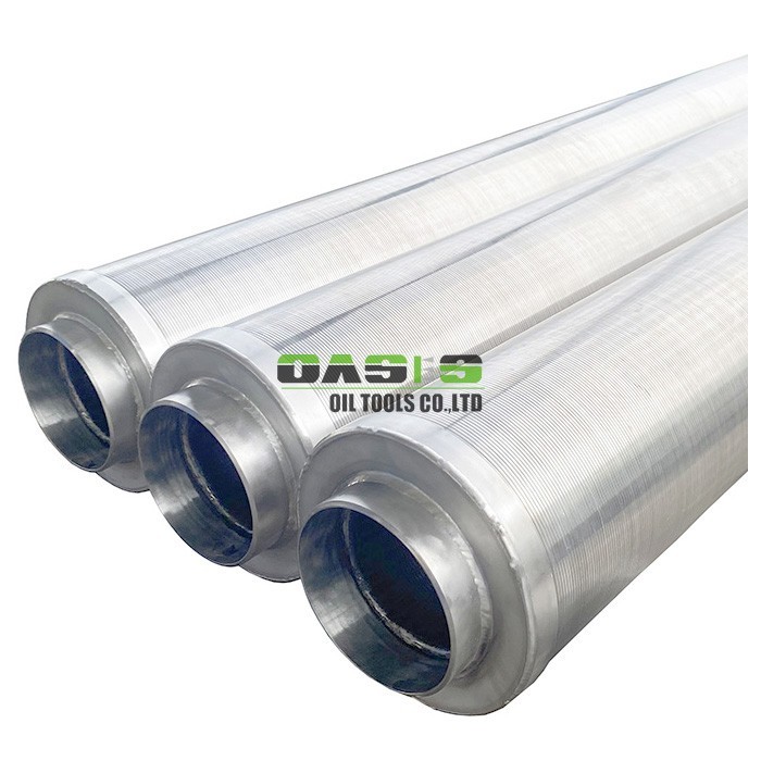 Customizable Stainless Steel Well Screen with API BTC LTC STC Thread End Connections and High Strength Perforated Base Pipe