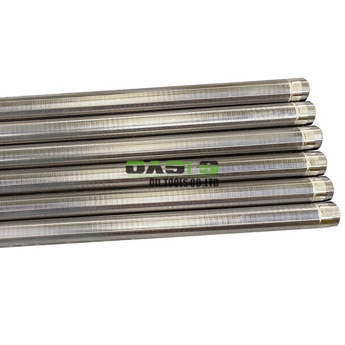 316L stainless steel Gas Filter Element designed for automatic backwashing filters with reverse winding and pure round construction