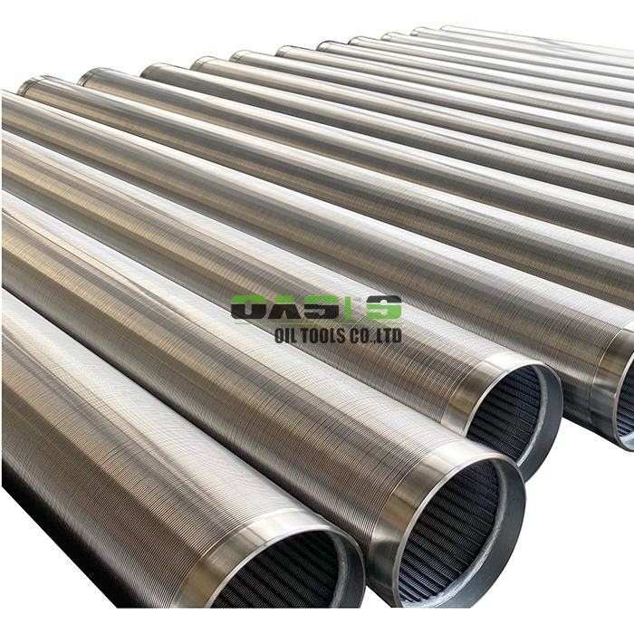 Stainless Steel Well Screen 304 Wire Wrapped Screen with 3 Meter Length and 1mm Slot Opening for Sand Control in Groundwater Extraction