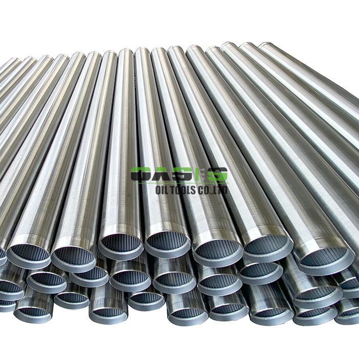 Stainless Steel Well Screen 304 Wire Wrapped Screen with 3 Meter Length and 1mm Slot Opening for Sand Control in Groundwater Extraction
