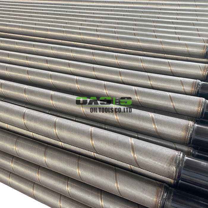 High Strength Stainless Steel Well Screen Designed with Graded Filtration Medium for Capturing Fine Formation Particles