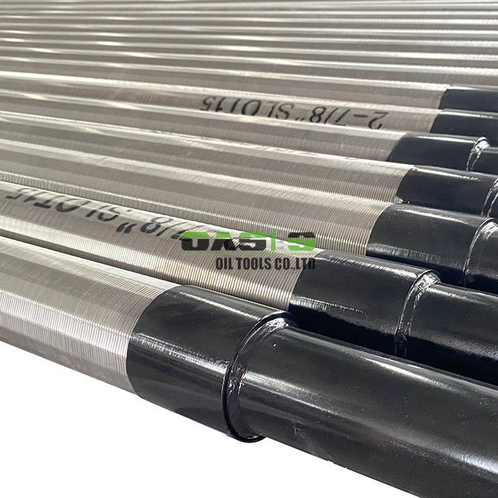 Pipe Base Screen with 2 7/8 inch diameter and slot 15 gap delivering sand control and production efficiency in various well environments