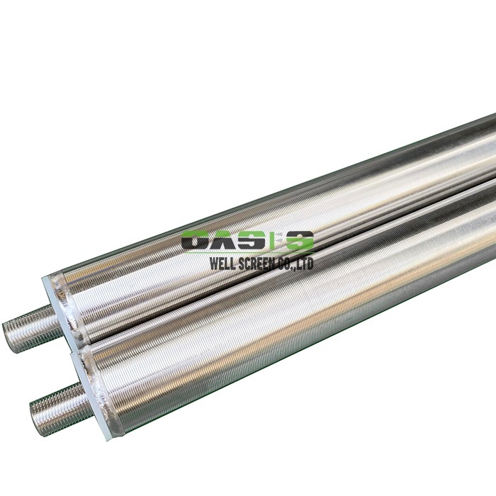 316L Stainless Steel Reverse-Wound Wedge Wire Screen Cylinder – Precision Engineered Continuous Slot Filter Element with Self