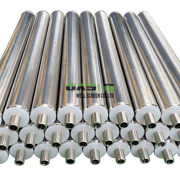 316L Stainless Steel Reverse-Wound Wedge Wire Screen Cylinder – Precision Engineered Continuous Slot Filter Element with Self