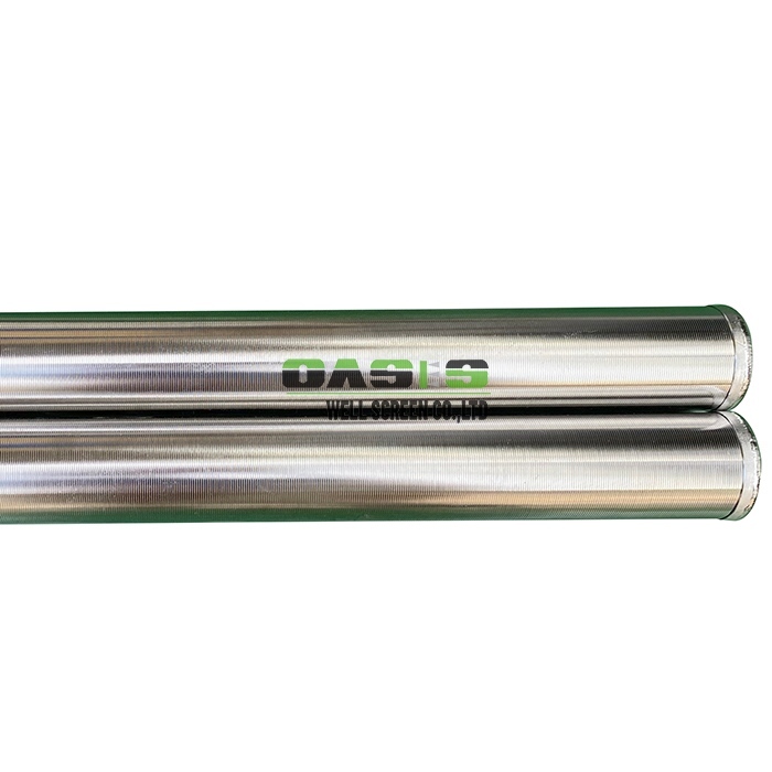 316L Stainless Steel Reverse-Wound Wedge Wire Screen Cylinder – Precision Engineered Continuous Slot Filter Element with Self