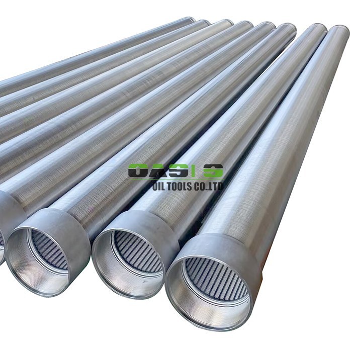 Water Well Screen Wire Wrapped Continuous Slot Anti-Clogging Sand Control