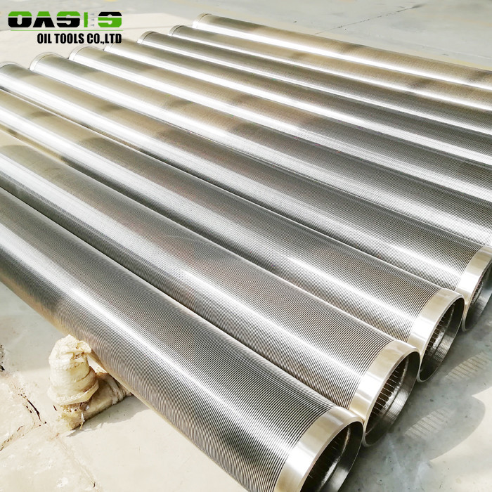 6 5 / 8 '' Screen Casing Pipe , Point Pipe Screen With Plain / Thread Connection End