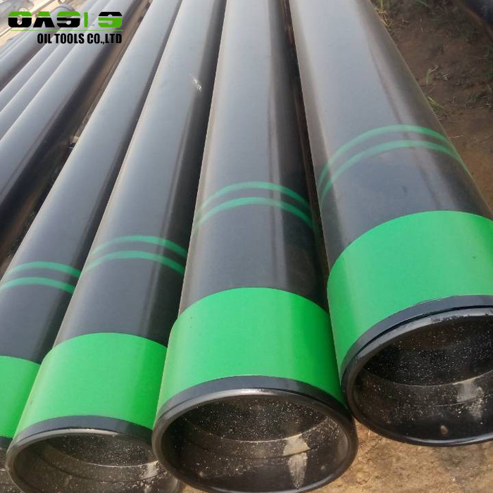 Black Steel Well Casing Pipe 5.8m Length For Oil / Gas Transportation