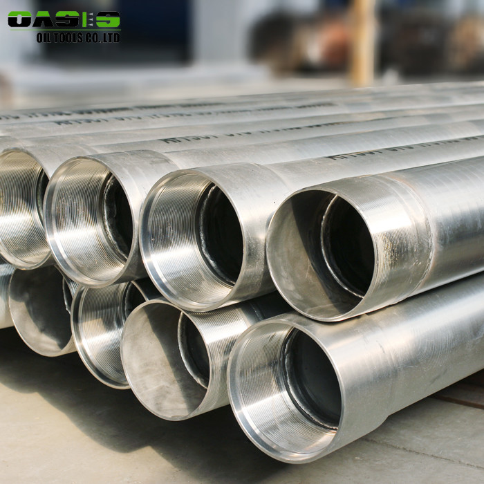 Api 5ct Oil Well Casing Pipe , STC Thread Male / Female Coupling Perforated Casing Tube
