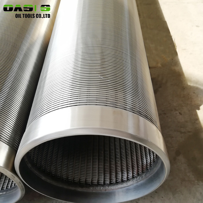 Water Well Wedge Wire Screen High Performance Stainless Steel Material