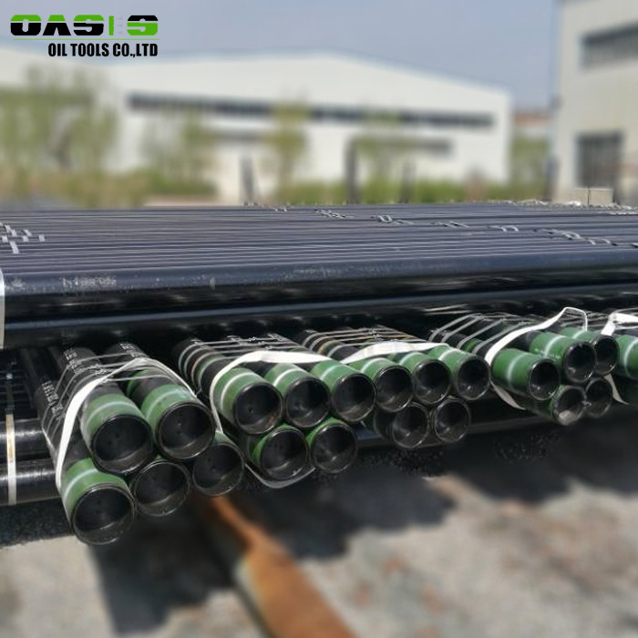 Oil Pipeline K55 / J55 Casing Pipe For Borewell , Round 4 Inch Well Casing Tube
