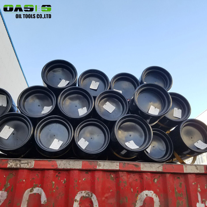 Oil Pipeline K55 / J55 Casing Pipe For Borewell , Round 4 Inch Well Casing Tube