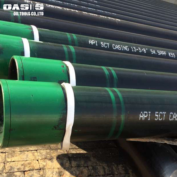 High Performance Steel Oil Casing Pipe , Customized Design Deep Well Casing