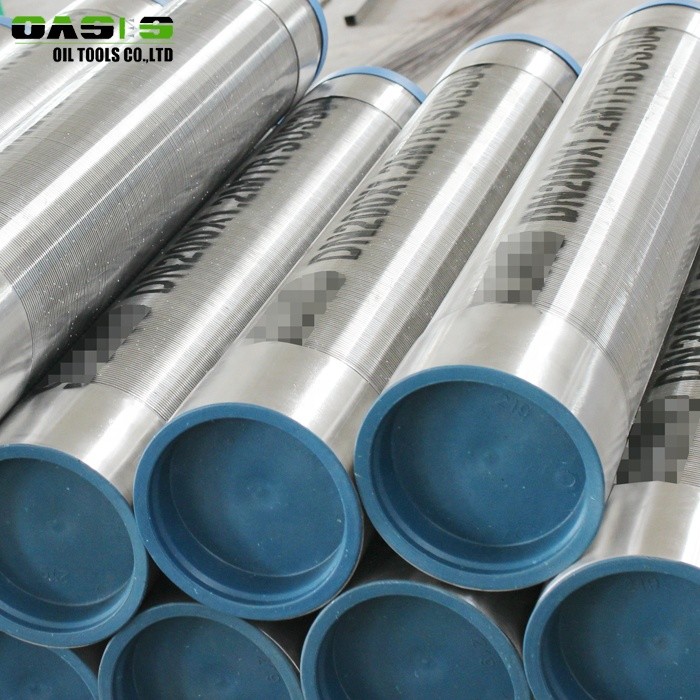 Gravel Packed Wire Wrapped Screen 53 - 1100um Filter Mesh For Liquid Filter