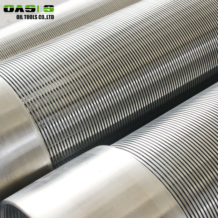 Continuous Slot Wire Wrapped Screen AISI 304L / 316L Material High Performance