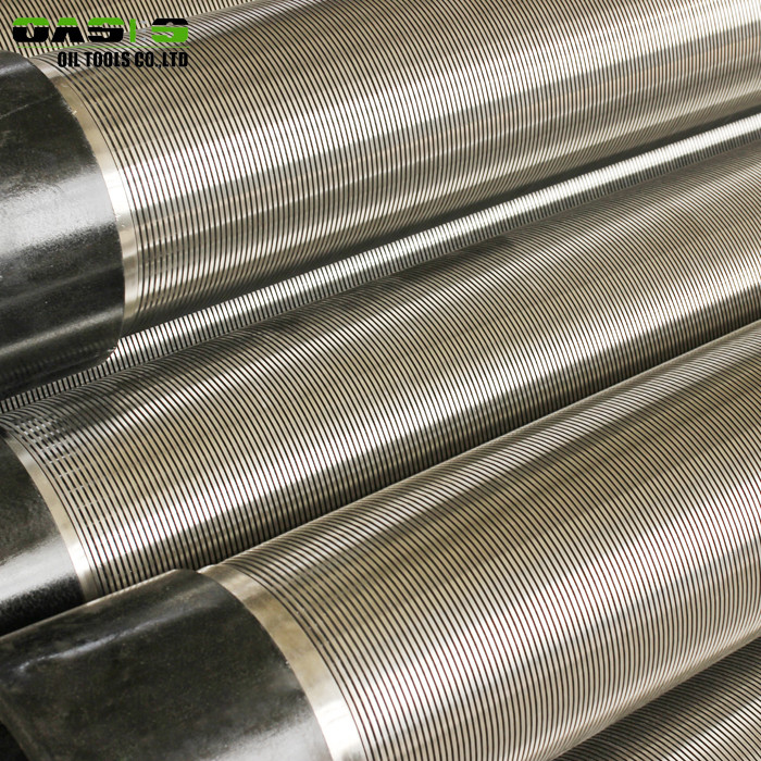 Continuous Slot Wire Wrapped Screen AISI 304L / 316L Material High Performance