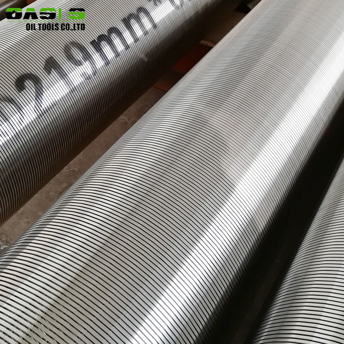 High Efficiency Wire Wrapped Screen Customize Length / Width For Oil Well
