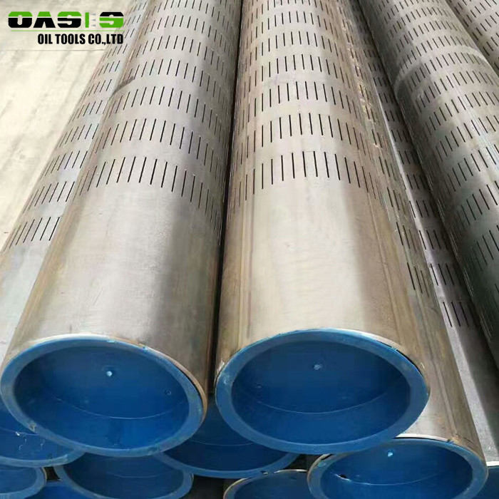 Seamless Slotted Well Screen Galvanized Surface Treatment Laser Cutting Pipe