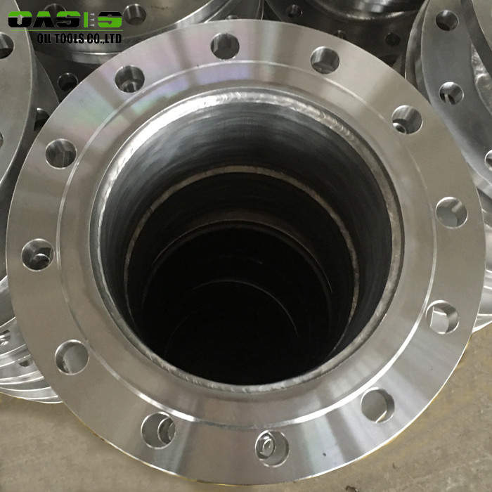 ASTM 6 5 / 8 Inch Water Well Accessories Stainless Steel Flanges Short Pipes