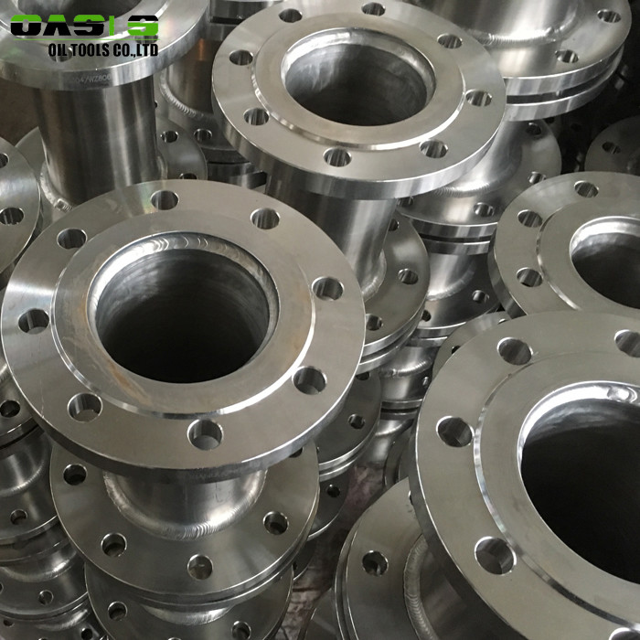ASTM 6 5 / 8 Inch Water Well Accessories Stainless Steel Flanges Short Pipes