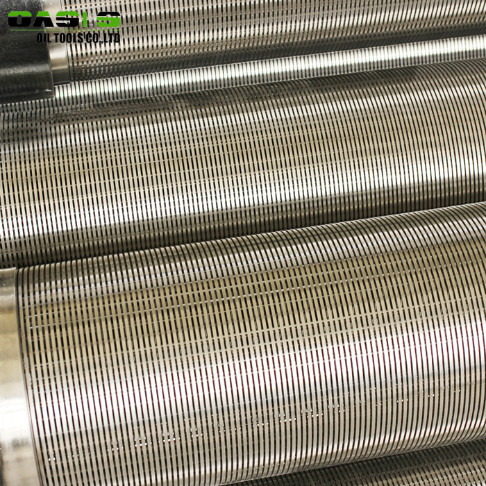Rigid Duplex 2205 Well Casing Screen , Continuous Slot Well Casing Wire Mesh Screen