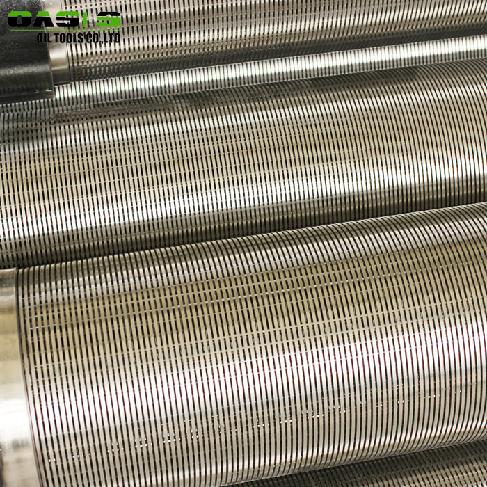 Rigid Duplex 2205 Well Casing Screen , Continuous Slot Well Casing Wire Mesh Screen
