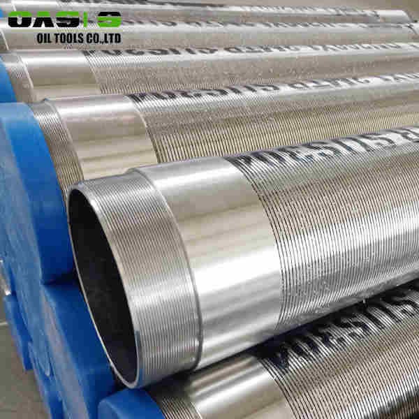 Gravel Prepacked Wire Wrapped Screens , Water Well Drilling Wedge Wire Screens