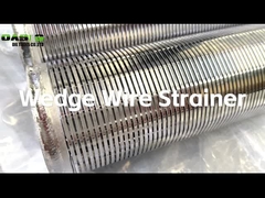 High-Performance Wire-Wound Filter Element: V/Wedge-Shaped Stainless Steel Construction for Diverse